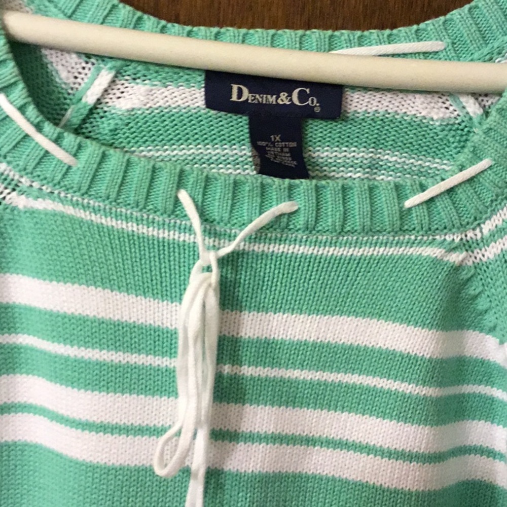 Denim & Co sweater pullover Size 1x